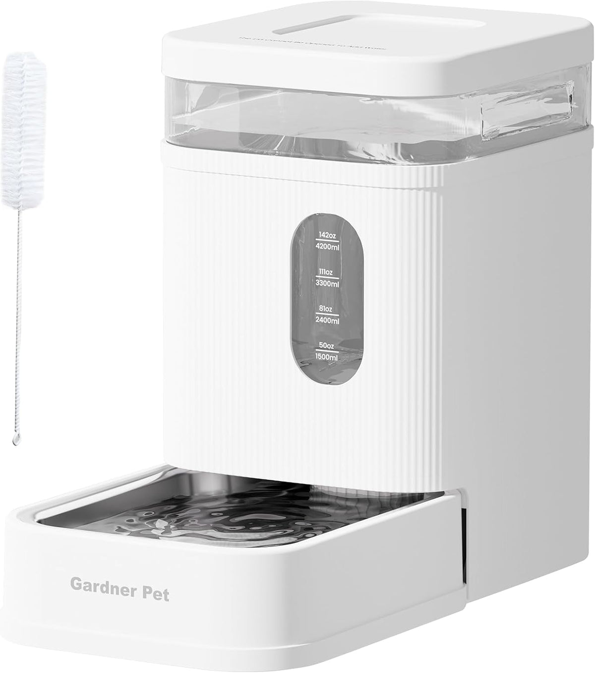 2.2 Gallon Automatic Dog Water Dispenser with Stainless Steel Bowl