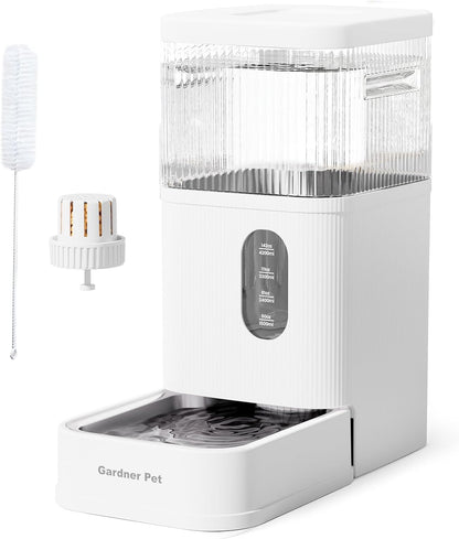 2.2 Gallon Automatic Dog Water Dispenser with Stainless Steel Bowl