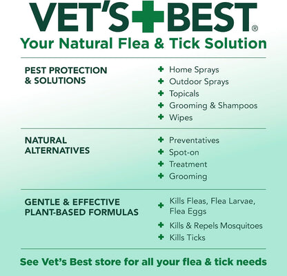 Indoor Flea & Tick Home Spray for Dogs, Plant-Based Spray, 32 oz