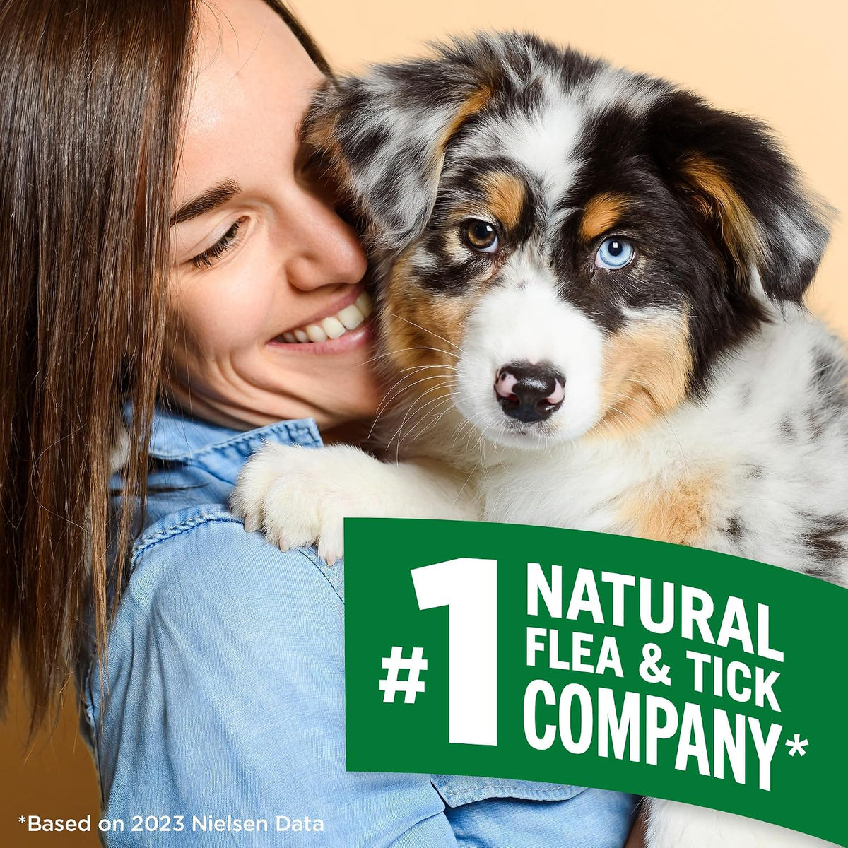 Indoor Flea & Tick Home Spray for Dogs, Plant-Based Spray, 32 oz