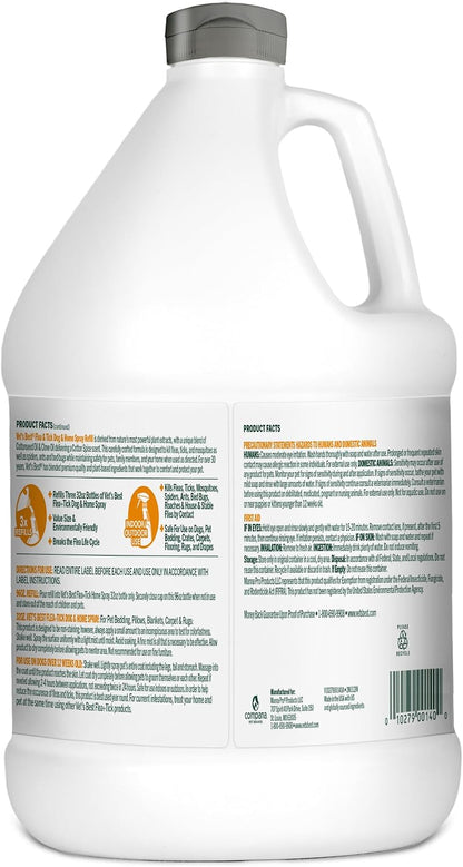 Indoor Flea & Tick Home Spray for Dogs, Plant-Based Spray, 32 oz