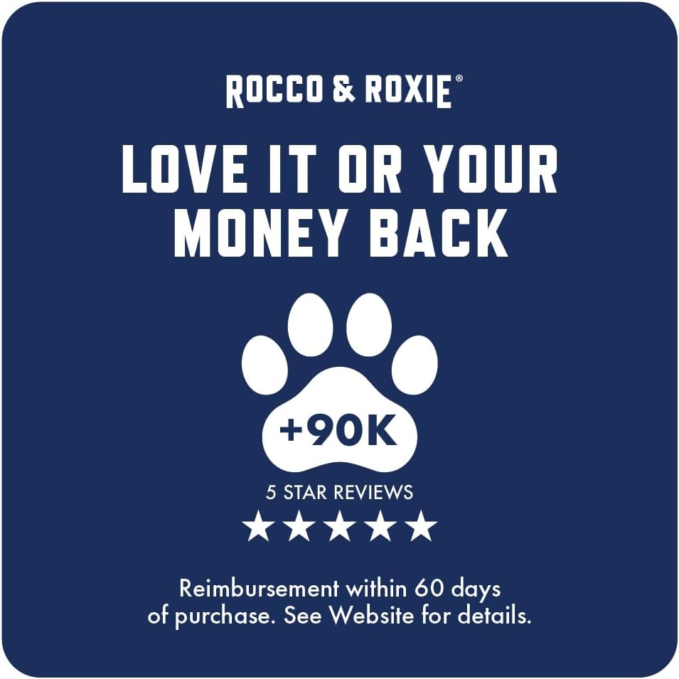 Rocco & Roxie Dog Allergy Relief Chews, Omega 3 & Probiotics, 60ct