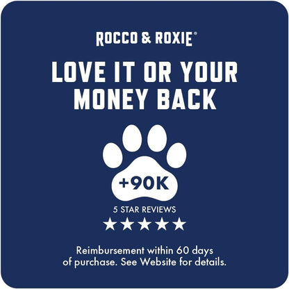 Rocco & Roxie Dog Allergy Relief Chews, Omega 3 & Probiotics, 60ct