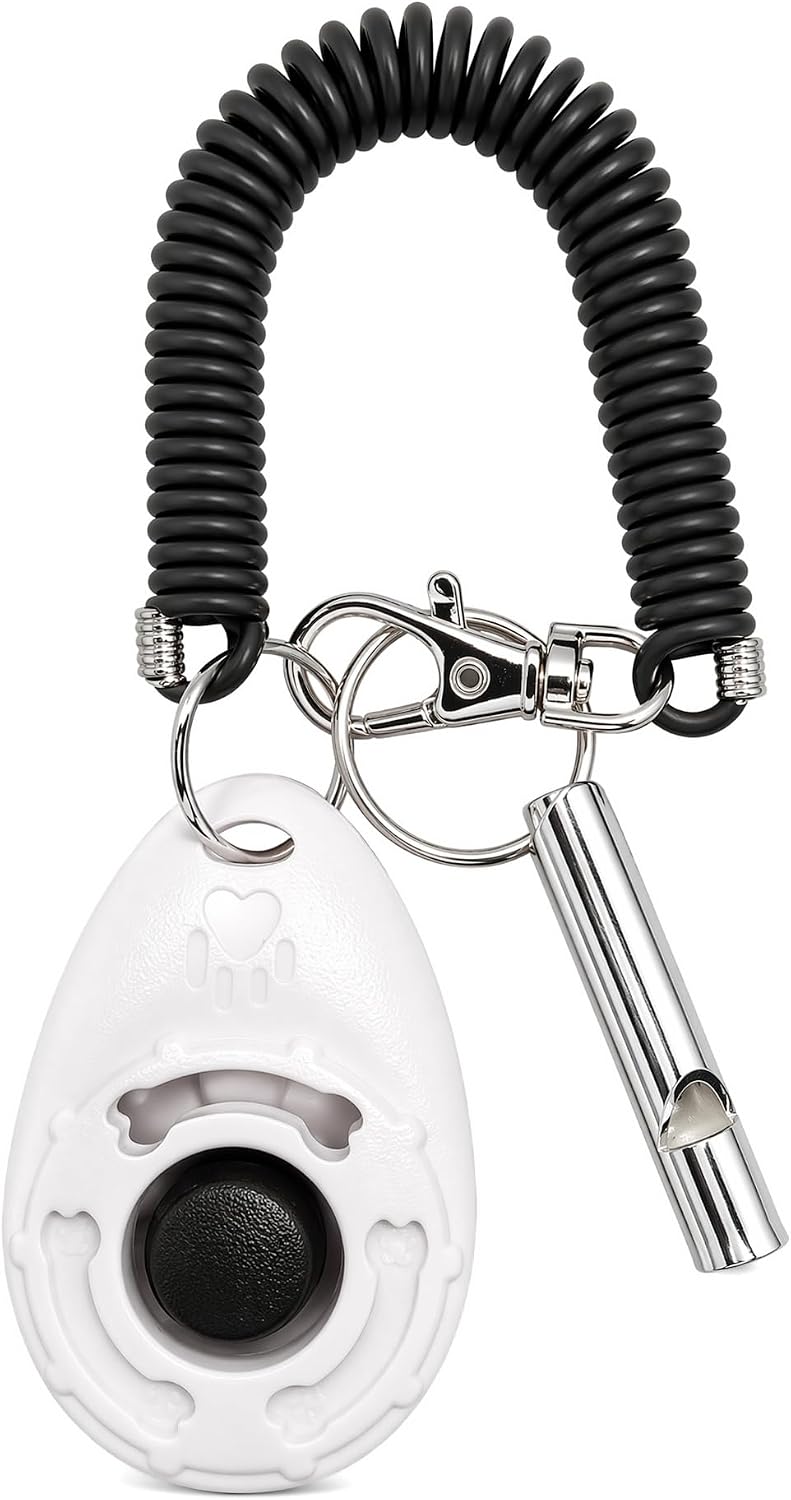 Dog Training Clicker, dog training & behavior aids, dog training kit (Pink)