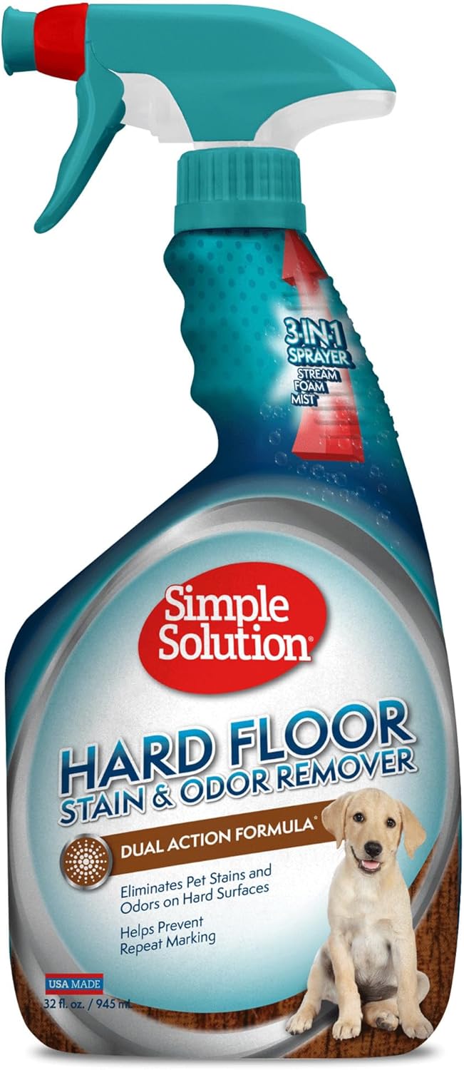 Hard Floor Dog Stain & Odor Remover, Enzyme Cleaner, 32oz
