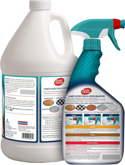 Hard Floor Dog Stain & Odor Remover, Enzyme Cleaner, 32oz