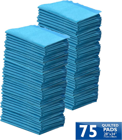 Wee-Wee Superior Performance Extra Large Pee Pads for Dogs with Runoff Barrier Edge Guard Protection, Puppy & Dog Potty Training Pads, Housebreaking Supplies, 28" x 34"