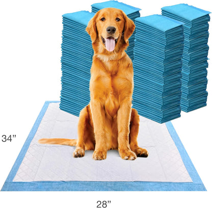 Wee-Wee Superior Performance Extra Large Pee Pads for Dogs with Runoff Barrier Edge Guard Protection, Puppy & Dog Potty Training Pads, Housebreaking Supplies, 28" x 34"