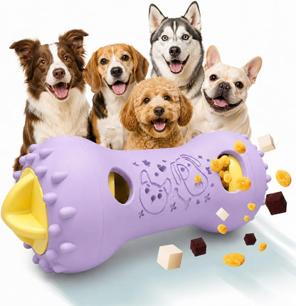 Interactive Dog Toys,Adjustable Treat Dispensing Toy to Keep Them Busy