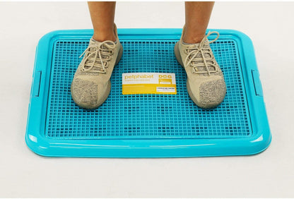 Training Pad Holder Floor Protection Dog Pad Holder Mesh Training Tray (M-18"x24")…