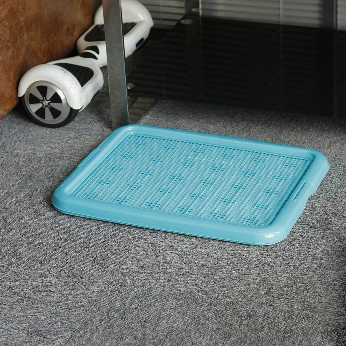 Training Pad Holder Floor Protection Dog Pad Holder Mesh Training Tray (M-18"x24")…