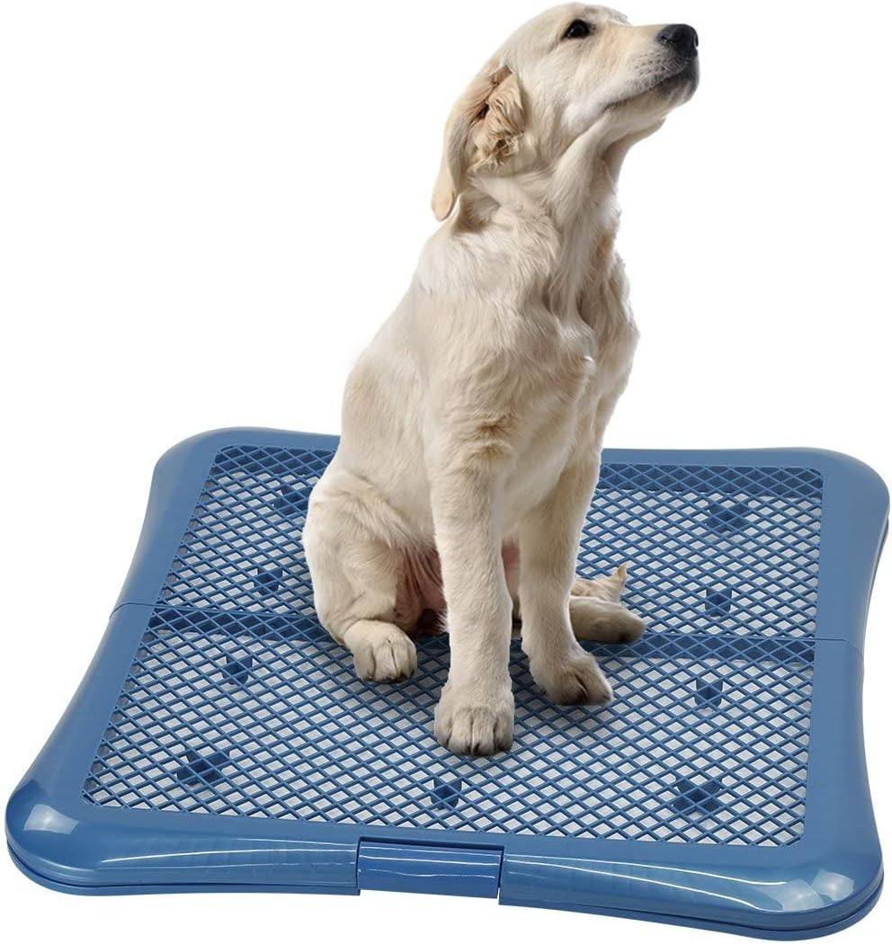 Training Pad Holder Floor Protection Dog Pad Holder Mesh Training Tray (M-18"x24")…