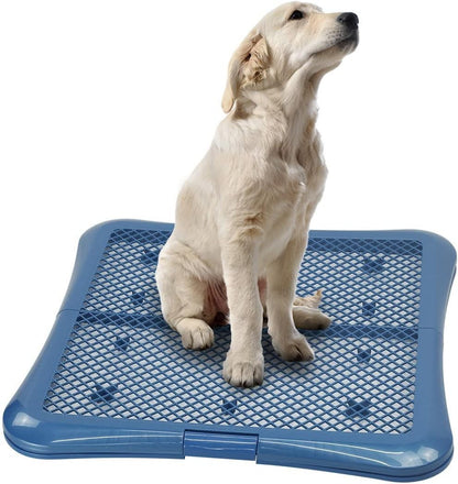 Training Pad Holder Floor Protection Dog Pad Holder Mesh Training Tray (M-18"x24")…