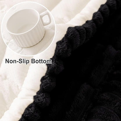 Couch Cover for Dogs, Washable Non Slip Plush Flannel Sofa Protector | Thick Flannel, Anti-Slip Backing, Pet Hair & Scratch Protection, Fits Sofa & Loveseat (27.6" x 59") - Colors B