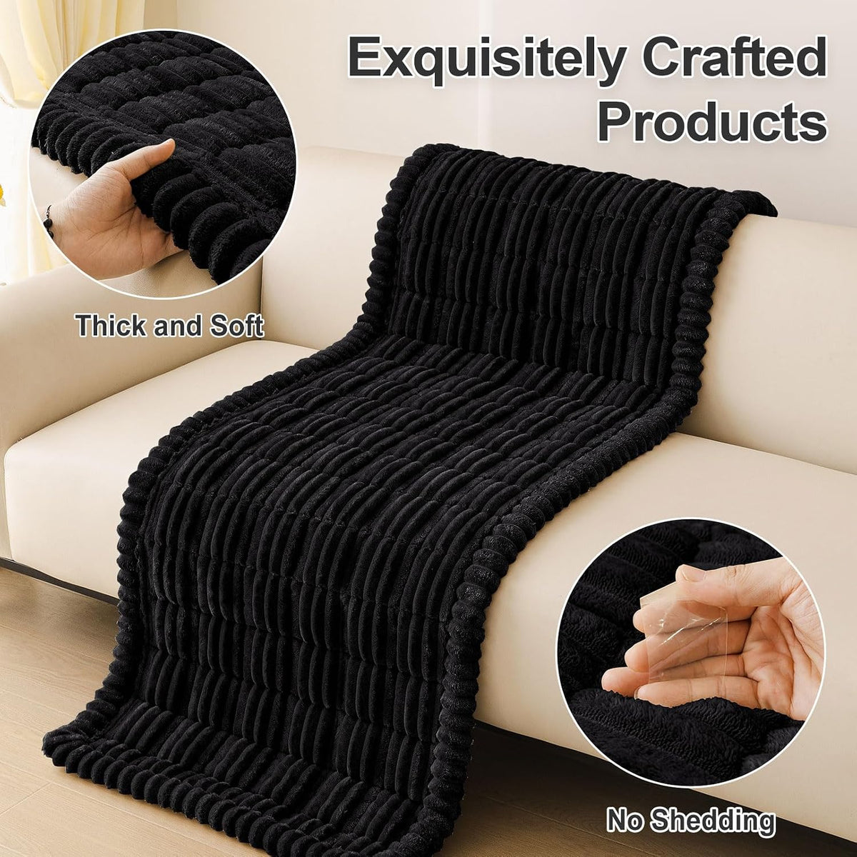 Couch Cover for Dogs, Washable Non Slip Plush Flannel Sofa Protector | Thick Flannel, Anti-Slip Backing, Pet Hair & Scratch Protection, Fits Sofa & Loveseat (27.6" x 59") - Colors B