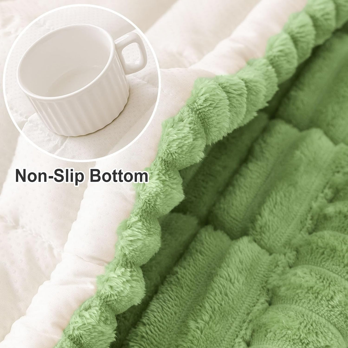 Couch Cover for Dogs, Washable Non Slip Plush Flannel Sofa Protector | Thick Flannel, Anti-Slip Backing, Pet Hair & Scratch Protection, Fits Sofa & Loveseat (27.6" x 59") - Colors B