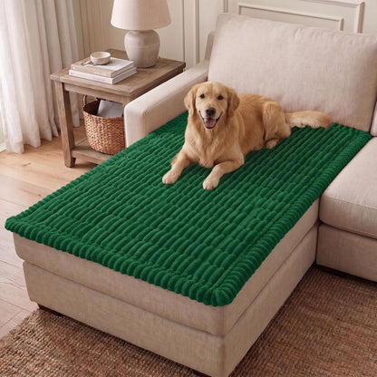 Couch Cover for Dogs, Washable Non Slip Plush Flannel Sofa Protector | Thick Flannel, Anti-Slip Backing, Pet Hair & Scratch Protection, Fits Sofa & Loveseat (27.6" x 59") - Colors B