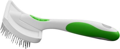 68565 Stainless-Steel Slicker Brush, Medium, Green