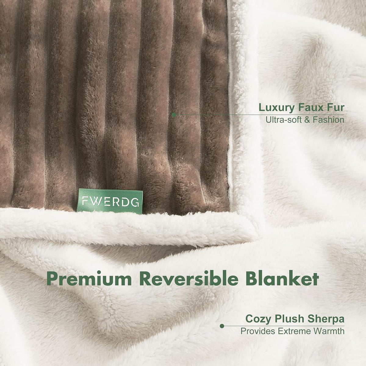 Waterproof Dog Blanket for Couch - Washable Medium Pet Blanket for Furniture Protector, Cozy Fleece Calming Dog Crate Blankets for Indoors & Outdoors, Cream, 30"x40"