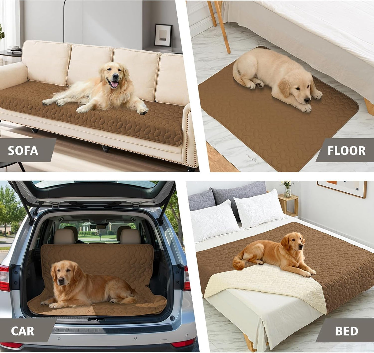 Pet Bed Cover Dog Bed Blanket for Sofa and Furniture Waterproof New Pattern Design (30x70 Inch, Dark Grey)