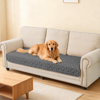 Pet Bed Cover Dog Bed Blanket for Sofa and Furniture Waterproof New Pattern Design (30x70 Inch, Dark Grey)
