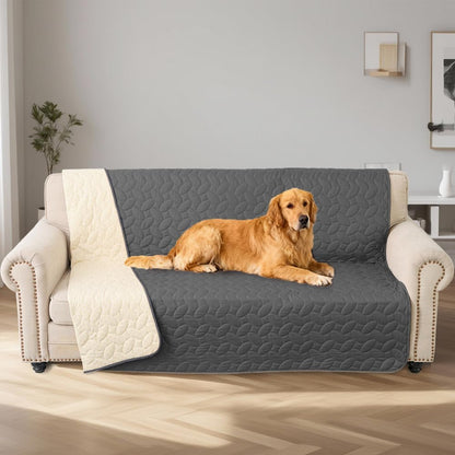 Pet Bed Cover Dog Bed Blanket for Sofa and Furniture Waterproof New Pattern Design (30x70 Inch, Dark Grey)