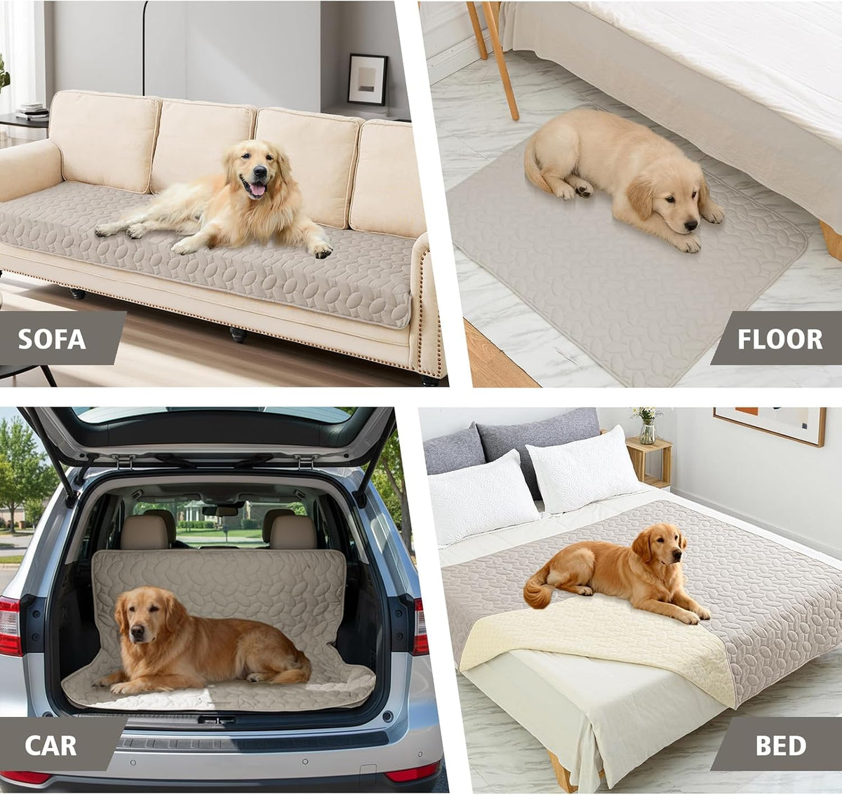 Pet Bed Cover Dog Bed Blanket for Sofa and Furniture Waterproof New Pattern Design (30x70 Inch, Dark Grey)