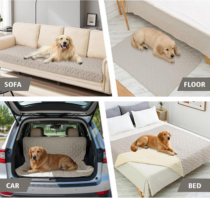 Pet Bed Cover Dog Bed Blanket for Sofa and Furniture Waterproof New Pattern Design (30x70 Inch, Dark Grey)