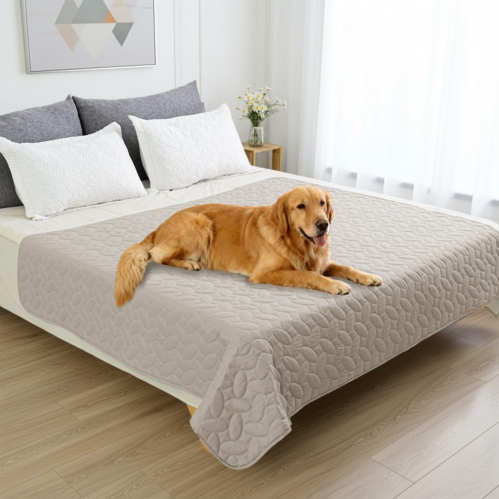 Pet Bed Cover Dog Bed Blanket for Sofa and Furniture Waterproof New Pattern Design (30x70 Inch, Dark Grey)