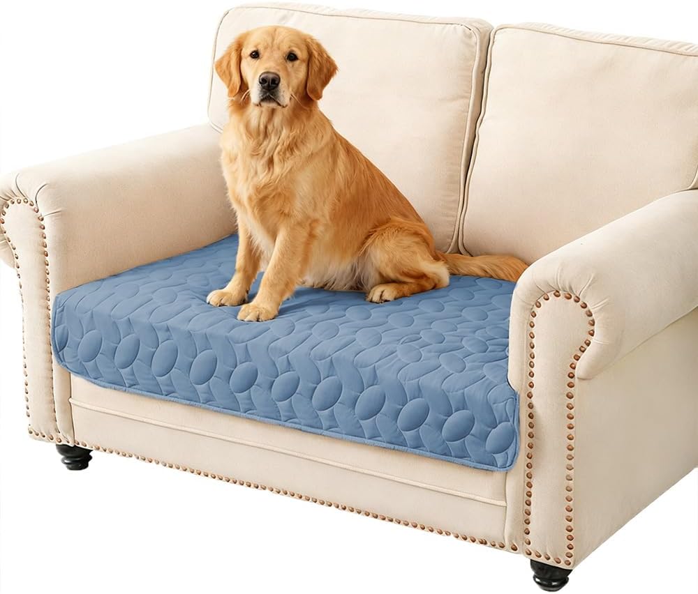 Pet Bed Cover Dog Bed Blanket for Sofa and Furniture Waterproof New Pattern Design (30x70 Inch, Dark Grey)