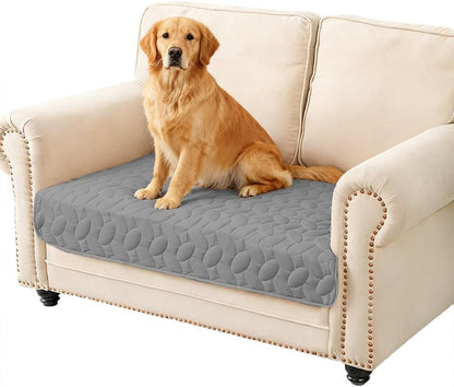 Pet Bed Cover Dog Bed Blanket for Sofa and Furniture Waterproof New Pattern Design (30x70 Inch, Dark Grey)