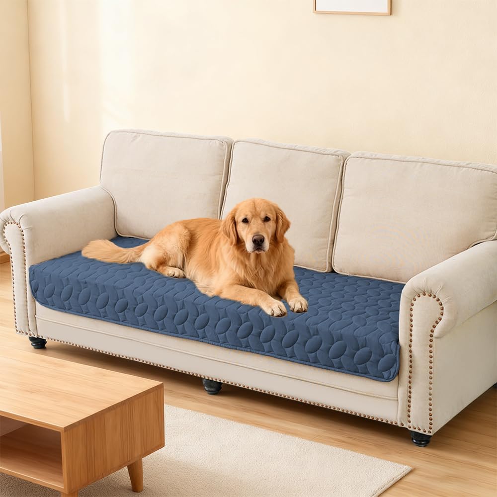 Pet Bed Cover Dog Bed Blanket for Sofa and Furniture Waterproof New Pattern Design (30x70 Inch, Dark Grey)