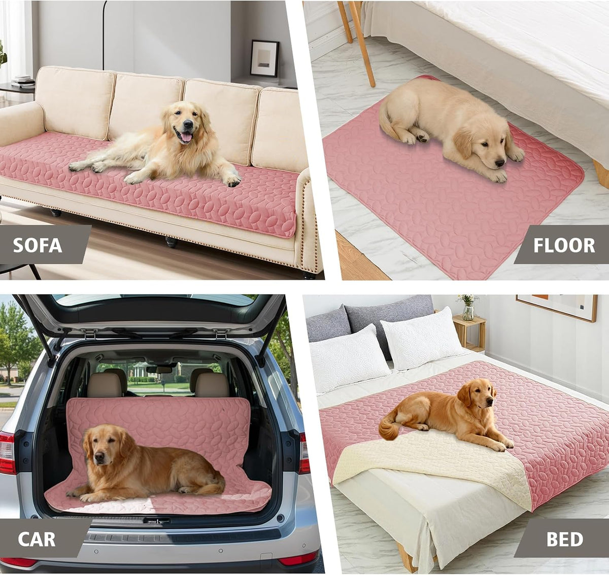 Pet Bed Cover Dog Bed Blanket for Sofa and Furniture Waterproof New Pattern Design (30x70 Inch, Dark Grey)