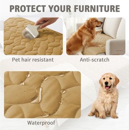 Pet Bed Cover Dog Bed Blanket for Sofa and Furniture Waterproof New Pattern Design (30x70 Inch, Dark Grey)