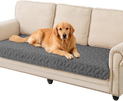Pet Bed Cover Dog Bed Blanket for Sofa and Furniture Waterproof New Pattern Design (30x70 Inch, Dark Grey)