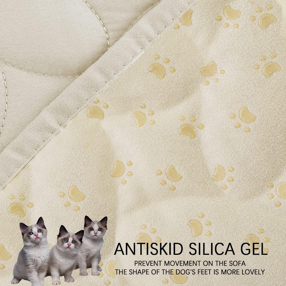 Pet Bed Cover Dog Bed Blanket for Sofa and Furniture Waterproof New Pattern Design (30x70 Inch, Dark Grey)