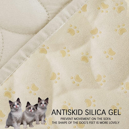 Pet Bed Cover Dog Bed Blanket for Sofa and Furniture Waterproof New Pattern Design (30x70 Inch, Dark Grey)
