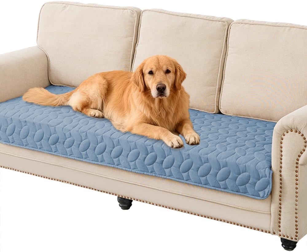 Pet Bed Cover Dog Bed Blanket for Sofa and Furniture Waterproof New Pattern Design (30x70 Inch, Dark Grey)