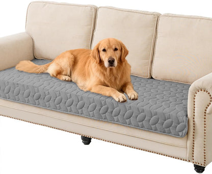 Pet Bed Cover Dog Bed Blanket for Sofa and Furniture Waterproof New Pattern Design (30x70 Inch, Dark Grey)