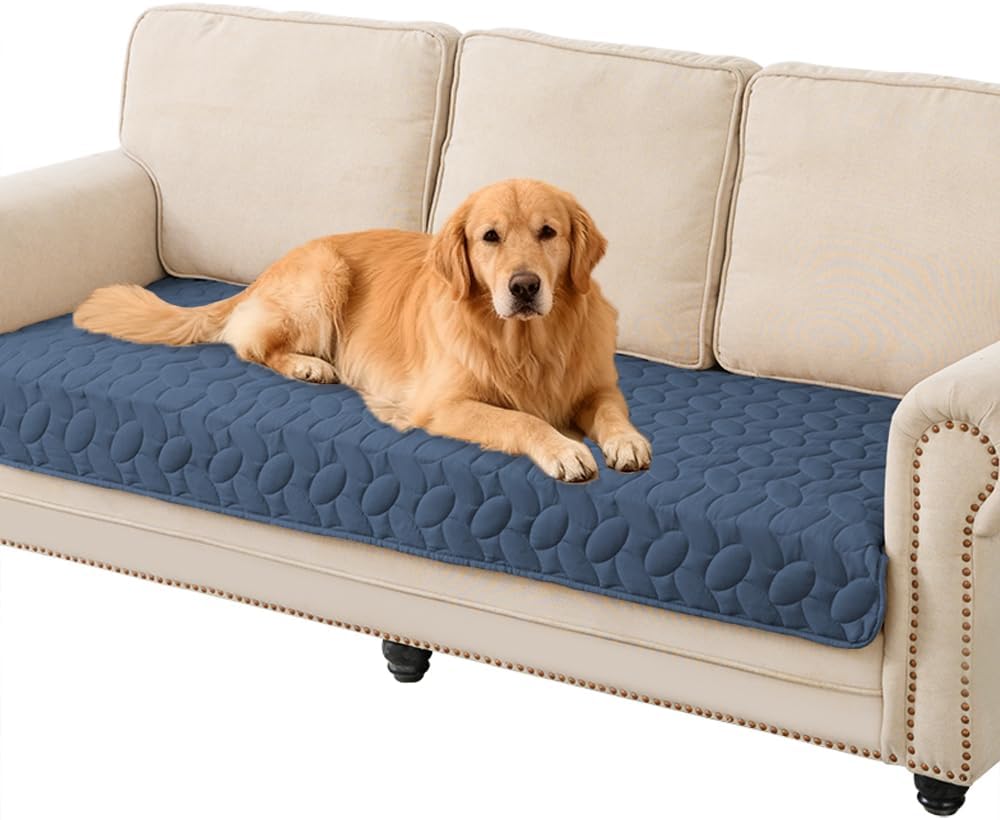 Pet Bed Cover Dog Bed Blanket for Sofa and Furniture Waterproof New Pattern Design (30x70 Inch, Dark Grey)