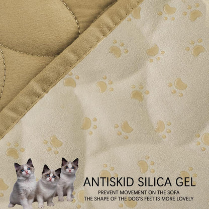 Pet Bed Cover Dog Bed Blanket for Sofa and Furniture Waterproof New Pattern Design (30x70 Inch, Dark Grey)
