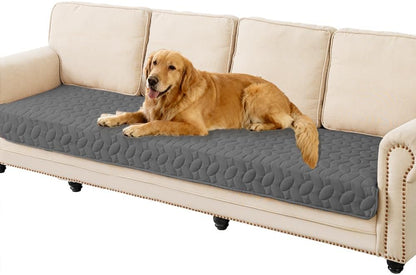 Pet Bed Cover Dog Bed Blanket for Sofa and Furniture Waterproof New Pattern Design (30x70 Inch, Dark Grey)
