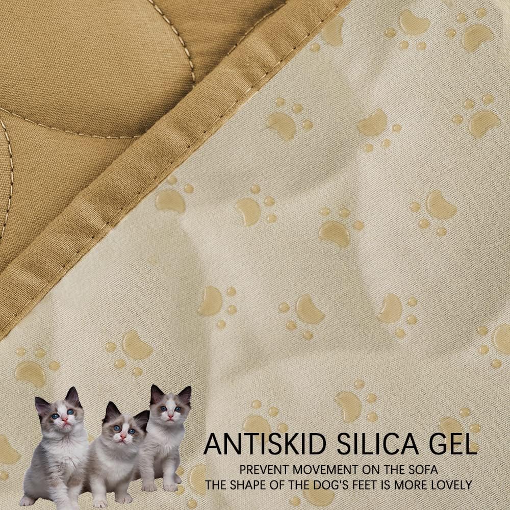 Pet Bed Cover Dog Bed Blanket for Sofa and Furniture Waterproof New Pattern Design (30x70 Inch, Dark Grey)