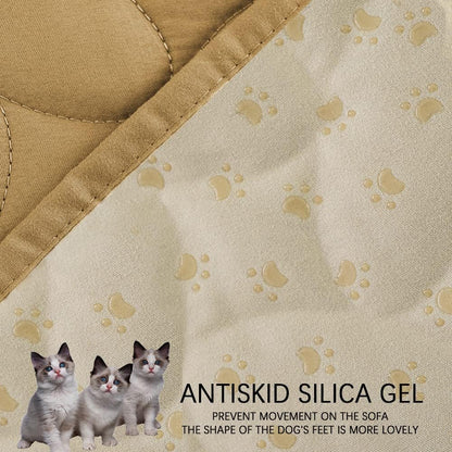 Pet Bed Cover Dog Bed Blanket for Sofa and Furniture Waterproof New Pattern Design (30x70 Inch, Dark Grey)
