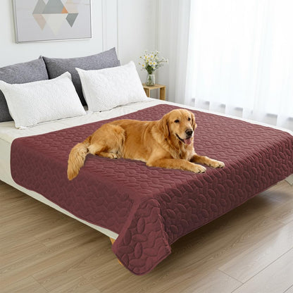 Pet Bed Cover Dog Bed Blanket for Sofa and Furniture Waterproof New Pattern Design (30x70 Inch, Dark Grey)