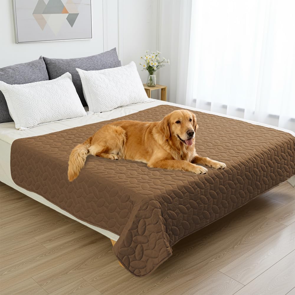Pet Bed Cover Dog Bed Blanket for Sofa and Furniture Waterproof New Pattern Design (30x70 Inch, Dark Grey)