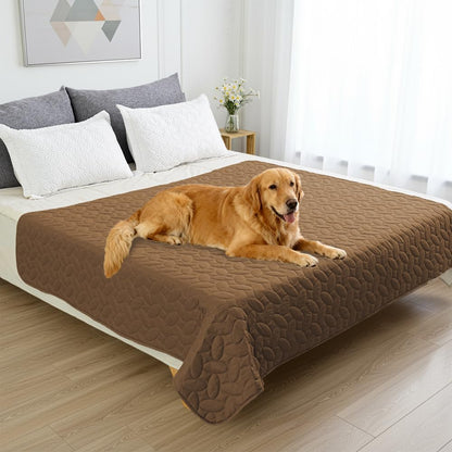 Pet Bed Cover Dog Bed Blanket for Sofa and Furniture Waterproof New Pattern Design (30x70 Inch, Dark Grey)