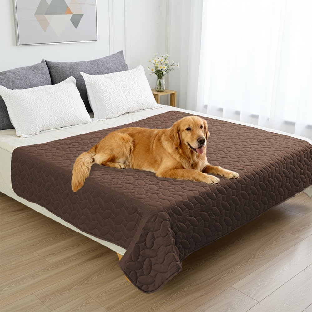 Pet Bed Cover Dog Bed Blanket for Sofa and Furniture Waterproof New Pattern Design (30x70 Inch, Dark Grey)