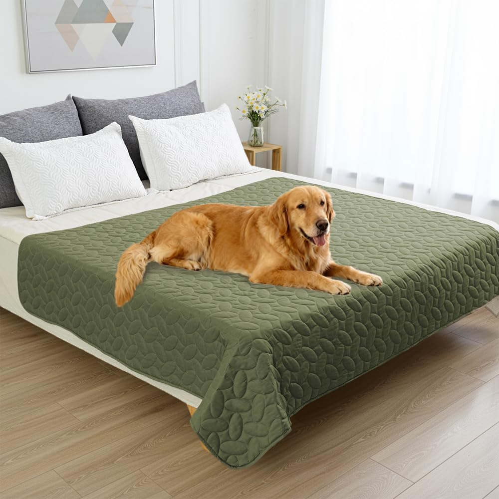 Pet Bed Cover Dog Bed Blanket for Sofa and Furniture Waterproof New Pattern Design (30x70 Inch, Dark Grey)