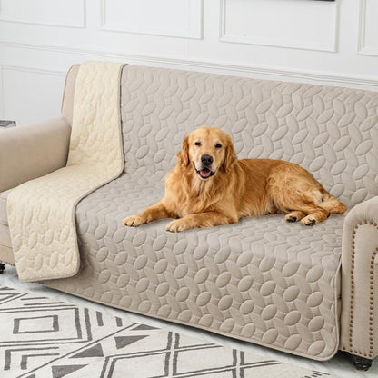 Pet Bed Cover Dog Bed Blanket for Sofa and Furniture Waterproof New Pattern Design (30x70 Inch, Dark Grey)